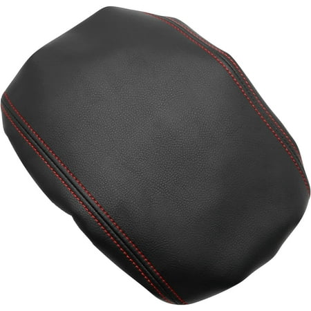 

ZAGHNRENJ Leather Center Console Armrest Cover Replacement for Honda Civic 2022 2023 Sedan LX Sport EX Touring Hatchback LX Sport EX-L Sport Touring Black (Gray line Red line) (Black (Red ABS-679