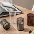 thumbnail image 4 of Yinguo Plastic Toothpick Holder Dispenser, Tooth Picks Lot Container with 500 Pieces Bamboo Round Toothpicks for Teeth Appetizer and for kitchen (Clear), 4 of 5