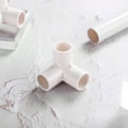 thumbnail image 4 of SHISUYAN PVC Pipe Adapter 8Pcs for Users Needing Pipe Connections 1.89X1.89X0.79in, 4 of 8