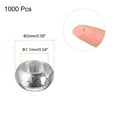 thumbnail image 2 of Uxcell 1000 Pcs Brass Crimp Tube Beads Jewelry Making Tube Crimp End Spacer Bead for DIY White 0.08", 2 of 5