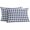 Blue, variant on Throw Pillow Covers 24x24 Inch Set of 2, Navy Blue White Plaid Waterproof Outdoor Pillow Covers, Farmhouse Checkered Buffalo Decorative Cushion Pillowcases for Couch, Sofa, Bed, Garden, Patio