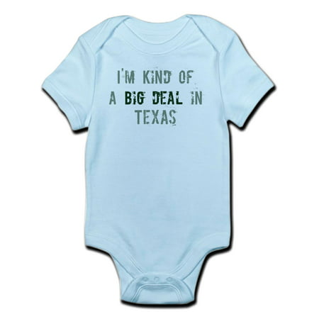CafePress - Big Deal In Texas Infant Bodysuit - Baby Light (Best Deals On Baby Items)