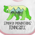 thumbnail image 4 of Inktastic Smoky Mountains, Tennessee Mountains and Bear Shape Boys or Girls Baby Bib, 4 of 4