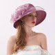thumbnail image 5 of Sombrero de sol de encaje para mujer, sombrero de lavabo de borde grande de verano, sombrero de playa plegable, 5 of 6
