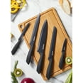 thumbnail image 3 of FOHERE Knife Set, 13 Pieces Self Sharpening Stainless Steel Kitchen Knife Set, Black Granite, 3 of 9