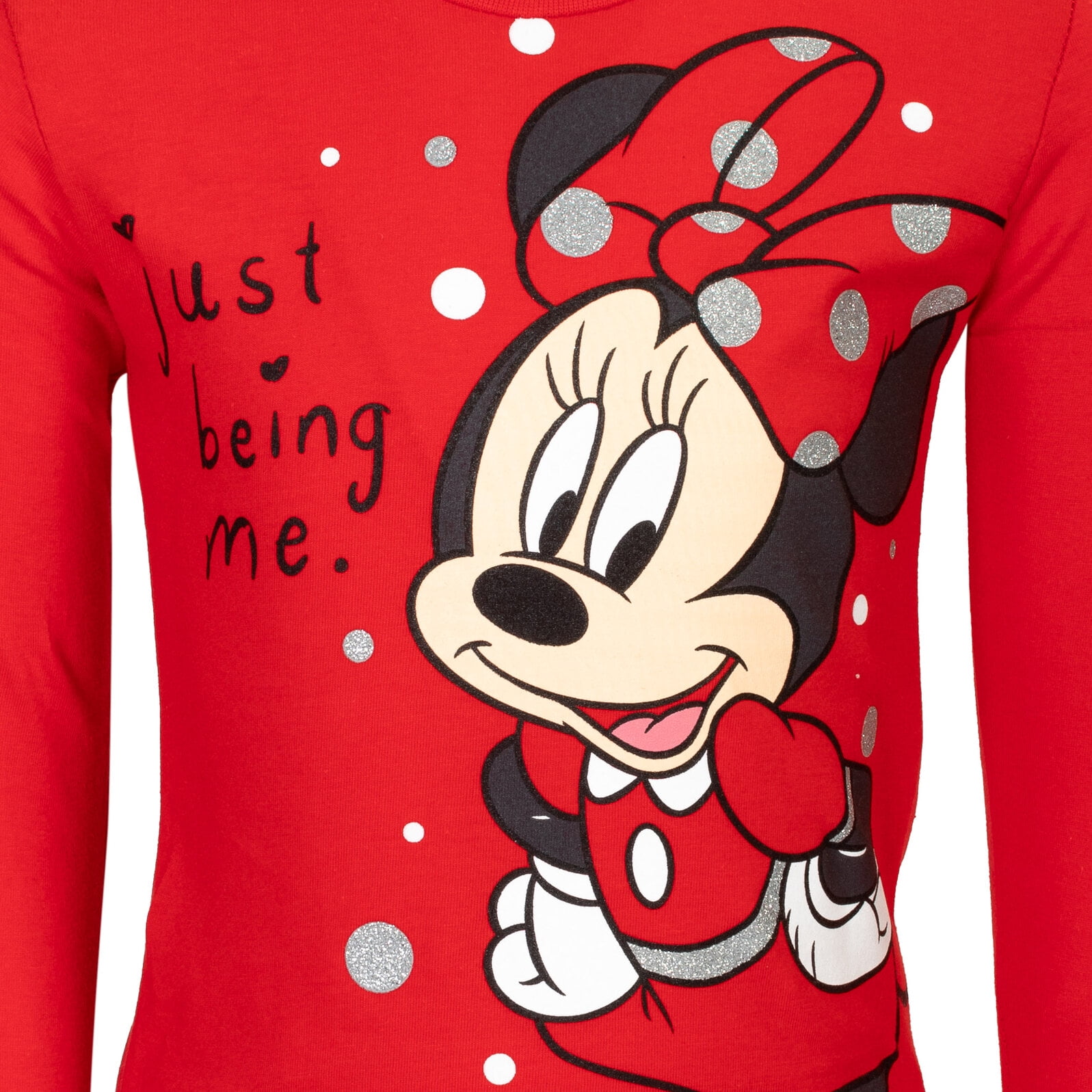 Disney Minnie Mouse Little Girls Pullover Fleece Hoodie T-Shirt and Leggings 3 Piece Outfit Set Infant to Big Kid