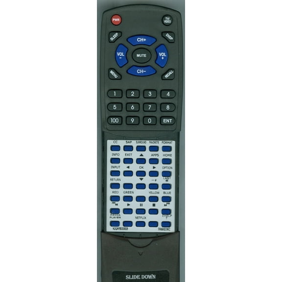 Panasonic N2QAYB000828 Replacement Remote Control For  TV Models TC-L42E60 / TC-L50E60