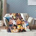 thumbnail image 5 of Sylvester Stallone Blanket Soft and Comfortable Warm Fleece Throw Blankets Carpet Rug Decoration Gift for Decor Room Dormitory Picnic Yoga Sofa Camping Travel All Season, 5 of 6