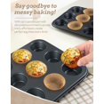 thumbnail image 3 of Bake Choice Set de 2 moldes para muffins antiadherentes de 12 cavidades, 3 of 9