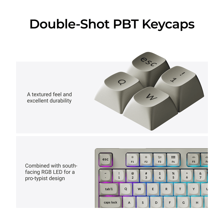 Keychron C2 Pro 8K QMK, Full size layout Wired Custom Mechanical