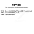 thumbnail image 2 of Transit Auto Front Rear Disc Brake Rotors Ceramic Pads and Drum Kit (9Pc) for Car Chevrolet HHR K8T-102306, 2 of 11