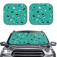 thumbnail image 2 of Balery 2 Piece Sushi Car Windshield Sun Shade|Foldable Front Windshield Shade for Car Front Window for Most Sedans SUV Truck-Large, 2 of 7