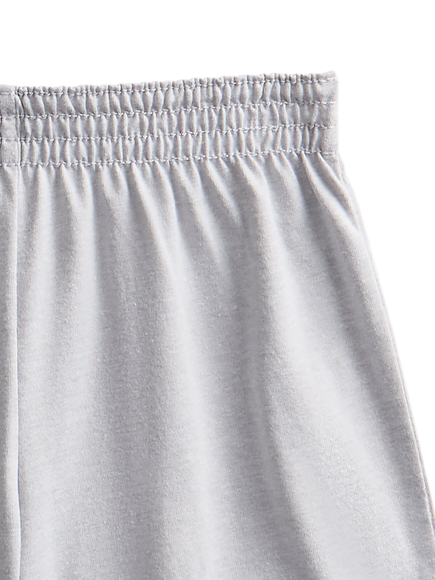 Wonder Nation Girls Kid Tough Knit Shorts, 5-Pack, Sizes 4-18 & Plus