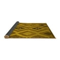 thumbnail image 2 of Ahgly Company Indoor Round Southwestern Yellow Country Area Rugs, 3' Round, 2 of 4