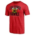 thumbnail image 2 of Men's Red Chicago Blackhawks Core Hometown Tri-Blend T-Shirt, 2 of 3