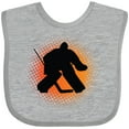 thumbnail image 3 of Inktastic Ice Hockey Goalie Sports Boys or Girls Baby Bib, 3 of 4