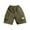 Army Green, variant on WRKEKC Casual Shorts for Girls, Girls Cargo Shorts, Boys Hip Cool Summer Workwear Cargo Solid Color Shorts