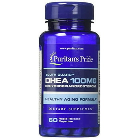 Puritan's Pride Dhea 100 Mg-60 Capsules, 60 Count