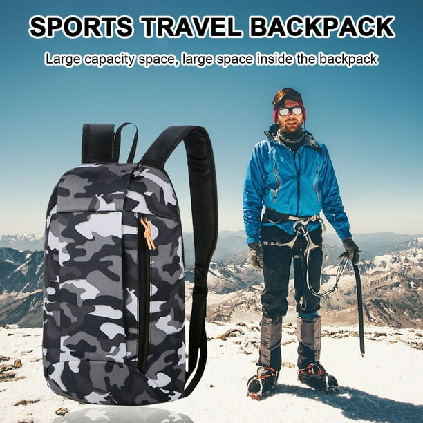 Mochila ultraligera de 10 litros para hombre y mujer bolsa pequena Ehuebsd para deportes viajes senderismo Camping ninos impermeable escalada al aire libre Bodega Aurrera en linea