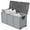 Grey, variant on ZYPPP 75 Gallon Outdoor Storage Box, Lockable Plastic Storage Containers with Lid, Patio Deck Box Furniture for Garden, Pool, Balcony, Yard-Full Black