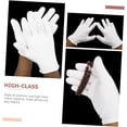 thumbnail image 2 of 32 Pairs White Cotton Gloves Men's Work Gloves Cotton Work Gloves Black Work Gloves Polishing Gloves, 2 of 5