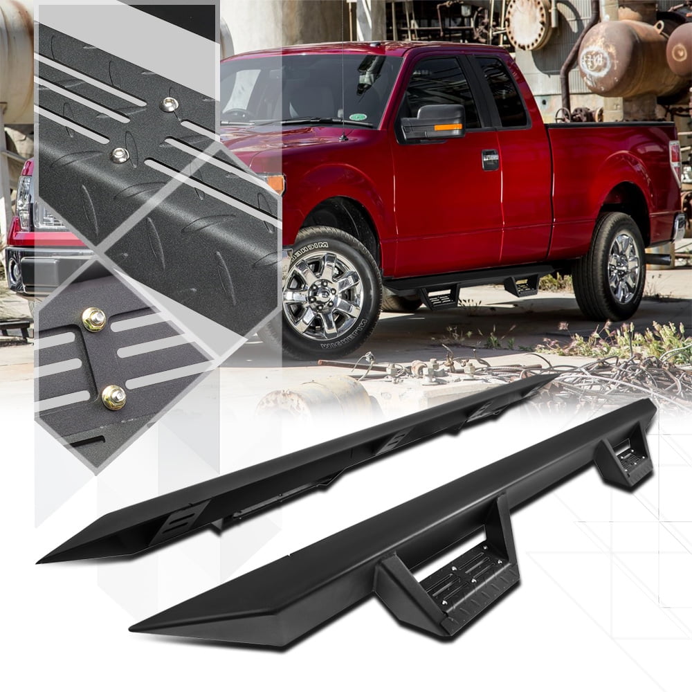 Black Nerf Bar 3" Side Drop Step Running Board for 1517 Ford F150