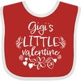 thumbnail image 3 of Inktastic Gigi's Little Valentine Boys or Girls Baby Bib, 3 of 4