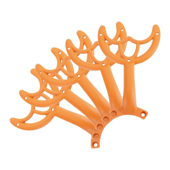 Uxcell 5 Pcs 52" Ceiling Fan Blades Arms Replacement Parts, Mounting Kit, Dark Orange