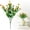Red, variant on Lifelike Plastic Mixed Artificial Floral Bush Faux Bloom For Indoor Outdoor Garden Porch Sidewalk Spring Table Decor