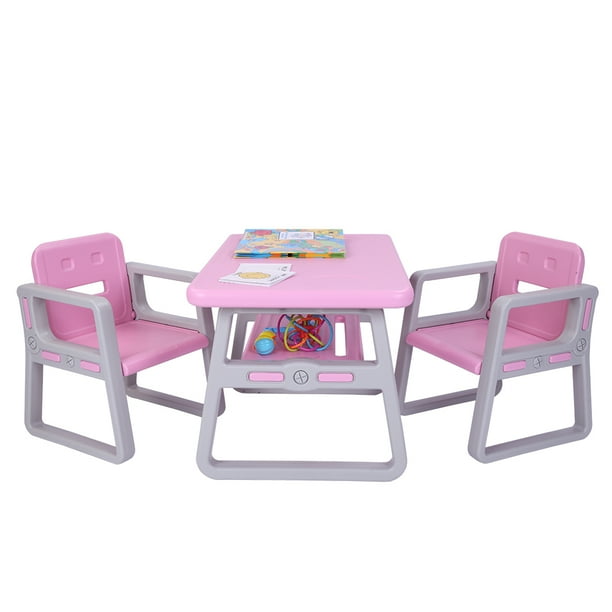 Wchiuoe Kids Table Set With Storage Shelf And Chairs Toddler Activity Chair Best For Toddlers Reading Train Art Com Chairs Set Toddler Activity Chair, Best Toddler Table And Chairs With Storage