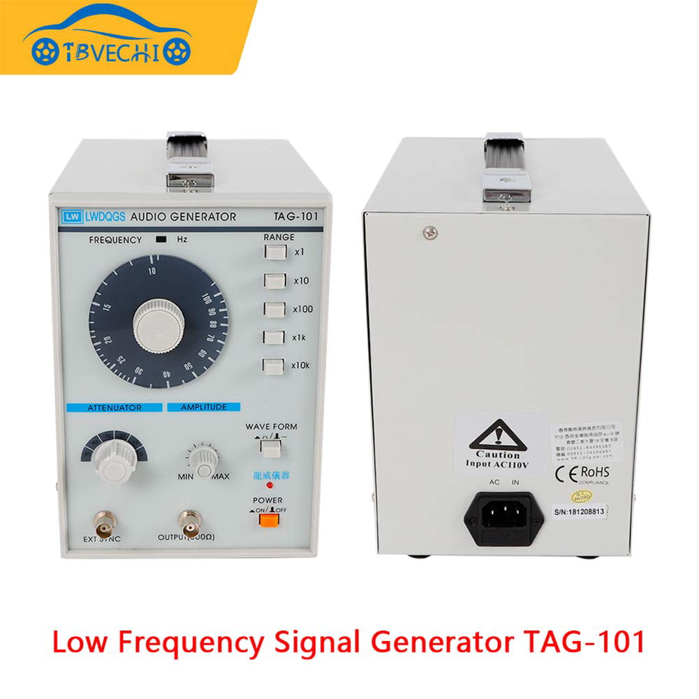110V/220V TAG-101 Low Frequency Audio Signal Generator Signal Source Free Ship 