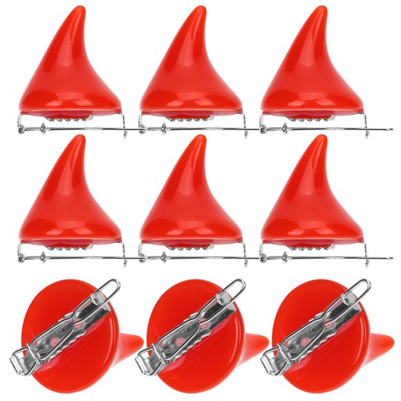 CRILSTYLEO 10Ud Clips Pequeños Con Cuernos Para Cabello Fáciles De Poner En Fiestas Y Cosplay Temático