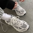 thumbnail image 2 of Zapatillas de deporte para hombre y mujer de talla grande 41 42 43, zapatos informales para mujer, zapatillas gruesas a la moda, zapatos deportivos de suela gruesa para mujer, zapatos de talla grande Tan Jianjun unisex, 2 of 2