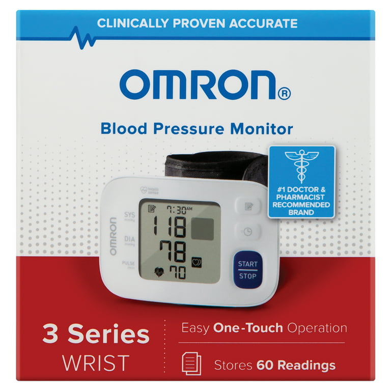 Omron 3 Series Wrist Blood Pressure Monitor For Blood Pressure