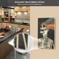 thumbnail image 5 of Yayeee Toggle Light Switch Wall Plate 1-Gang 4.5"x2.7" Home Decorative Outlet Cover, Black Skeleton, 5 of 7