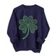 thumbnail image 3 of TaTaai Women Casual No Hood St Patrick's Day Printed Sweatshirt Crew Neck Long Sleeve Top Ladies Daily Commute Festival Wear Soft Warm Comfortable Stylish Pullover Top Gift, 3 of 6