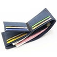 thumbnail image 4 of Vintage Fashion Bank Card Bag Credit Card Clip PU Leather ID Card cover Multi Card Pockets Short Money Bag Business Card Holder Coin Purse Male Wallet LIGHT COFFEE, 4 of 8