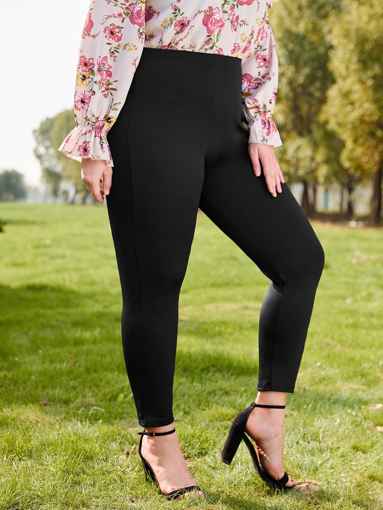 Solid Crop Leggings 2XL(16 