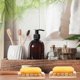 thumbnail image 3 of Shower Soap Holder Wooden Soap Dish Draining Soap Saver Soap Tray Soap Case Soap Stand for Bathroom Travel Sponge Shampoo Sink,4.5x3.1x0.9'-30PCS, 3 of 4