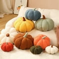 thumbnail image 3 of Pumpkin Plush Toys Soft Fuffy Simulation Innovative Cute Pumpkin Throw Pillow For Halloween Christmas Home Decor, 3 of 5