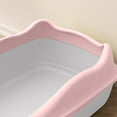 thumbnail image 6 of Generic Cat Litter Box Toilet Sand Box Kitten Toilet Pet Supplies Bedpan Bedpan High Sided Portable Semi Closed for Indoor Cats, 6 of 6