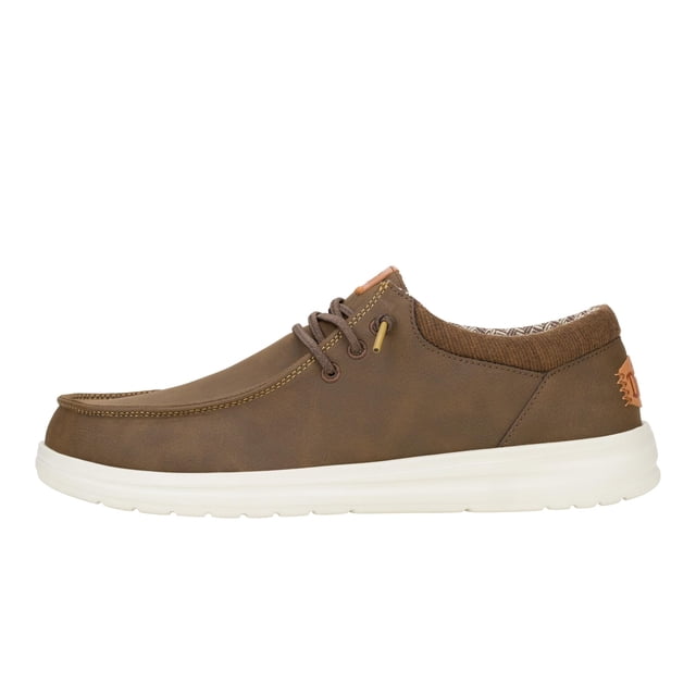Zapatos HEYDUDE Paul Classic Brown, mocasines sin cordones para hombre, talla 10