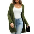 thumbnail image 2 of a.Jesdani Women Cardigan Sweater Chunky Cable Knit Loose Cardigan with Pockets S-XXL, 2 of 9