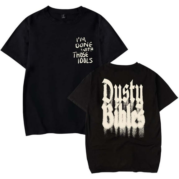 Josiah Queen Dusty Bibles Merch T-Shirt Women Men Casual Crewneck Short Sleeve Fashion Tee