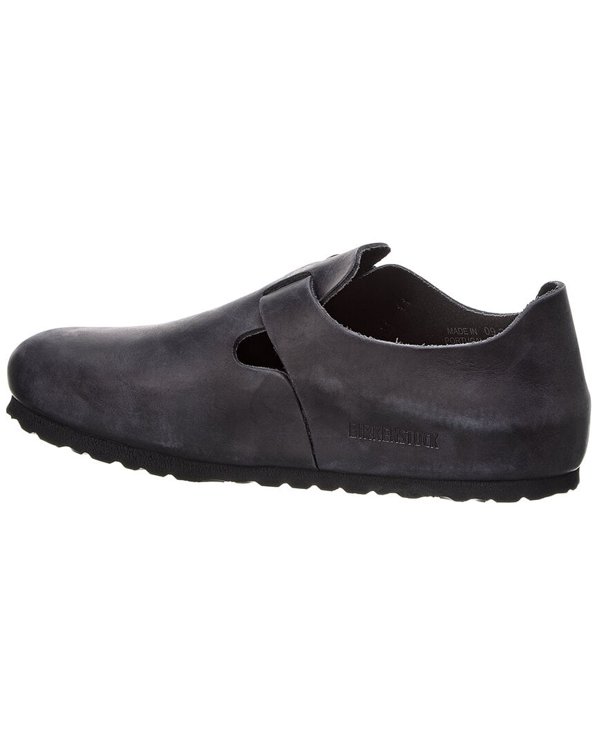 Birkenstock London Oiled Leather Clog, 35, Black