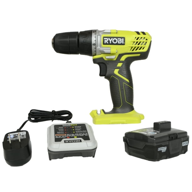 Ryobi HJP004 12V Volt LithiumIon Cordless Drill Driver Kit Walmart