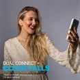 thumbnail image 6 of JLab GO Pop ANC Bluetooth Earbuds, Charging Case, Transparent Cloud White, 6 of 9