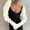White, variant on Women Knit Crochet Long Sleeve Crop Top Cardigan Contrast Color Vintage Cropped Sweater Surf Sweater Women Loose Knit Cardigan Sweater for Women Front Open Women Cardigan Loose Creme Cardigan Fall