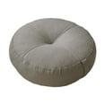thumbnail image 1 of Cojín de suelo redondo, cojín decorativo suave para asiento, de meditación para el hogar, sofá, silla, cama, coche, interior, oficina, estudio. Gris claro, 1 of 8