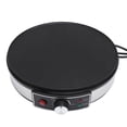 thumbnail image 1 of Electric Crepe Maker Pan & Griddle, 11.8Inch Nonstick Cooktop Crepe Maker Machine with Adjustable Temperature, Cooks Crepes, Bacon, Tortillas & Omelets Electric Pancake Griddle, 1 of 7